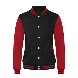 Vente en gros 2025 Veste universitaire en laine à col montant et tenue de rue d'hiver personnalisée de haute qualité pour hommes avec matériau en laine à vendre - Product Image 5