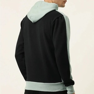 Sweat à capuche en molleton de coton léger pour homme avec logo personnalisé, OEM ODM, vente en gros, sweat à capuche uni de qualité supérieure, streetwear - Product Image 5