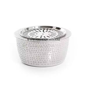 Vente chaude martelé design décoratif plaqué or rond grande taille métal Dallah chauffage pour la maison et les hôtels ustensiles de cuisine utilisation - Product Image 5