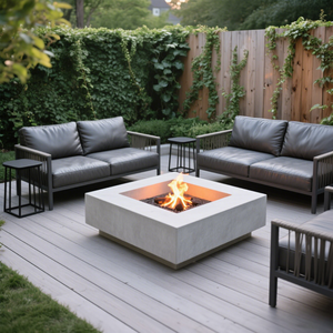 Tùy chỉnh thiết kế hiện đại GRC lò sưởi bê tông Chất lượng cao hố lửa ngoài trời với tính năng chống cháy - Product Image 2