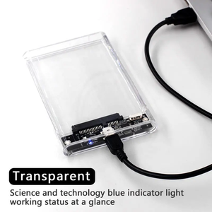 Giá rẻ bên ngoài HDD bao vây ổ cứng trường hợp SSD Hộp nhựa <span class=keywords><strong>2</strong></span> .<span class=keywords><strong>5</strong></span> inch <span class=keywords><strong>SATA</strong></span> III USB2.0 <span class=keywords><strong>sata</strong></span> ổ cứng bên ngoài bao vây - Product Image 2