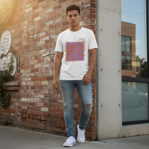 Bộ sưu tập áo thun nam cromika gói mô hình hỗn loạn mềm m vừa 1 lấy cảm hứng từ những bức tranh của thương hiệu - Product Image 5