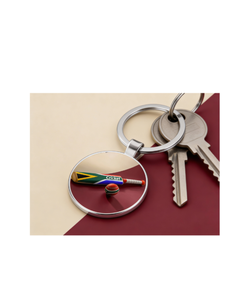 Llavero con Colgante de Acero Inoxidable del Equipo de Cricket de Sudáfrica, Ligero, a la Moda, Recuerdo Nacional - Product Image 3