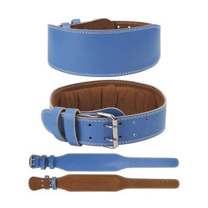 Ceinture de musculation en cuir sur mesure de haute qualité, ceinture de soutien lombaire pour l'entraînement en salle de sport, ceinture de fitness résistante - Product Image 2