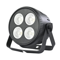 Mini projecteur LED COB 4*30W blanc chaud/blanc froid 2-en-1, 4 yeux COB 150W, corps en aluminium, effet wall wash, contrôle RDM