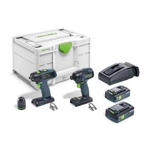 Festool TID 18 HPC 4,0 I-Set T18 Taladro y Atornillador Eléctrico con Juego de Puntas - Product Image 2