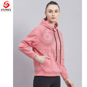 Sudadera con Capucha Premium para Mujer, Corte Holgado, Forro Polar, con Cordón Ajustable y Bolsillo Frontal Funcional - Product Image 3