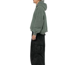 Sudaderas con Capucha Personalizadas con Logotipo, Estilo Urbano, Felpa Francesa de 600 g/m², Algodón Grueso, Corte Holgado, Lavado Ácido, para Hombre, Venta al Por Mayor - Product Image 4