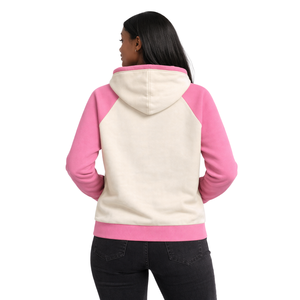 Ivory Soror Raglan Sleeve <b>Hoodie</b> Greek Sorority Womens <b>Pink</b> & Green College Sisterhood Stylish Casual <b>Hoodie</b> Apparel - Product Image 2