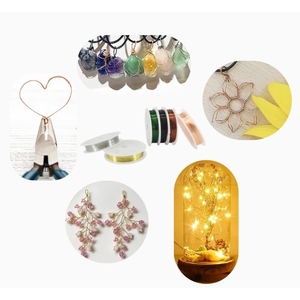 Lot de 18 rouleaux de fil de cuivre pour bijoux, 0,5 mm (calibre 24), 6 couleurs (3 par couleur), pour bracelets, boucles d'oreilles, composants de bijoux DIY - Product Image 5
