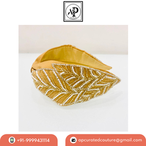 Diseño personalizado turbante estilo hecho a mano mujeres diademas accesorio llamativo para la cobertura del cabello - Product Image 4