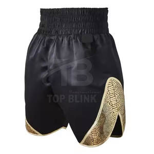 Pantalones Cortos Deportivos de Boxeo de Alta Calidad, Cintura Elástica de Satén, 100% Poliéster, Colores y Tallas Personalizables, 2025 - Product Image 4