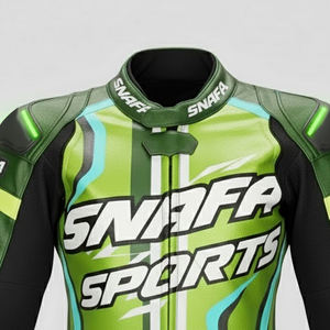 Chaqueta de Cuero para Motociclista con Logotipo Personalizado, Estilo Europeo, Hecha en Pakistán, Chaquetas de Cuero para Motociclistas a Bajo Precio - Product Image 5