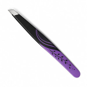 SHEARS BEAUTY แหนบสแตนเลสปลายเฉียงโค้ง ทนทาน สำหรับมืออาชีพ ใช้สำหรับคีบคิ้วและจัดแต่งทรงคิ้ว - Product Image 5