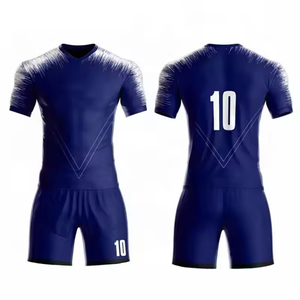 Conjunto de uniformes de fútbol unisex con impresión por sublimación y logotipo personalizado - Product Image 2