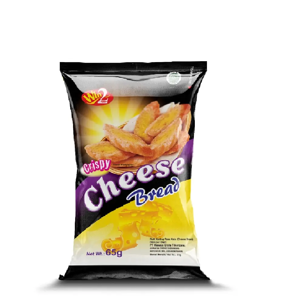 Crispy Cheese Win2 Bread Toast 65g Sweets Soft Chocolate Cookie with biscuits Store Box Style Packing made in Malaysia