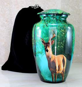 Belles urnes de crémation colorées pour cendres humaines, pour adulte, fabricant indien, L MAX B, exportation - Product Image 4