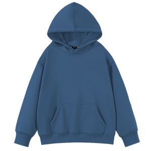 Pull-over rouge uni avec logo personnalisé Pull-over Sweat-shirts à capuche pour femmes - Product Image 6