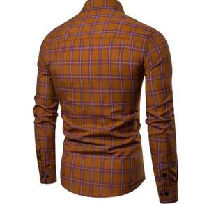 เสื้อเชิ้ตผ้าสักหลาดพิมพ์ลายตามสั่ง ระบายอากาศได้ดี ทรงปกติ แขนยาว สำหรับผู้ชาย มีไซส์พลัส สไตล์ลำลองสำหรับฤดูร้อน - Product Image 2