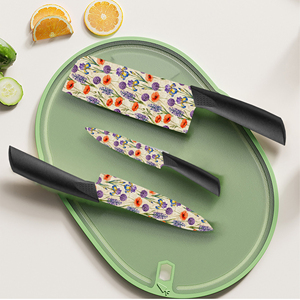 Juego de Cuchillos de Cocina de Cerámica Premium de Nueva Tendencia, 7 Piezas con Mangos de Plástico, Aptos para Lavavajillas, para Aventuras al Aire Libre, Precio de Fábrica, Ebay - Product Image 3