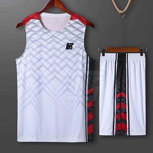 Ensemble d'uniformes de basket-ball Tissu à séchage rapide Port confortable Uniforme de basket-ball pour l'entraînement et la compétition - Product Image 3