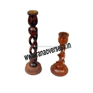 Bougeoir torsadé en bois de qualité supérieure pour décorations de mariage décorations de jardin au meilleur prix - Product Image 2