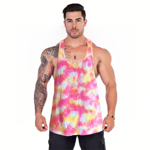 Camiseta de tirantes personalizada para hombre, baloncesto, correr, entrenamiento, Fitness, gimnasio, chalecos, camiseta - Product Image 4