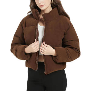 Veste matelassée pour femmes 2025 Manteau à fermeture éclair complète Vêtements d'extérieur Vestes en duvet à capuche Vestes matelassées pour femmes de haute qualité Entretien OEM - Product Image 5