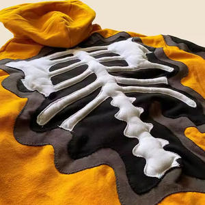 Venta al por mayor personalizado Sun Faded Hoodie fabricante personalizado pulóver puff impreso Sudadera con capucha - Product Image 4