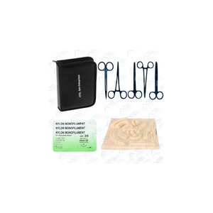 Vente en gros de kit d'instruments chirurgicaux de suture pour étudiants en médecine, kits complets de suture en acier inoxydable pour la pratique - Product Image 1
