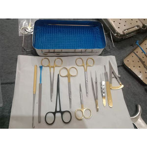 Ensemble de 11 pièces Kit de blepharoplastie manuel en acier inoxydable Chirurgie plastique Instruments de haute qualité Kit CE - Product Image 4