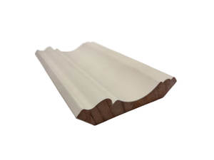 Cornisa de techo de MDF de pino macizo, moldura de corona, diseño tradicional moderno para interiores de villas y hoteles, Material de madera duradero - Product Image 2