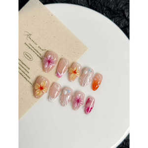 Lagoon Dreaming - Uñas Postizas con Diseño Elegante para Decoración de Uñas - Product Image 4