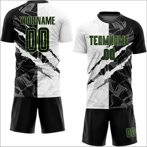 Conjuntos de Ropa Deportiva de Fútbol con Logotipo Personalizado OEM, Impresión Digital, Cómodos y Transpirables, con MOQ de 10 Piezas - Product Image 1