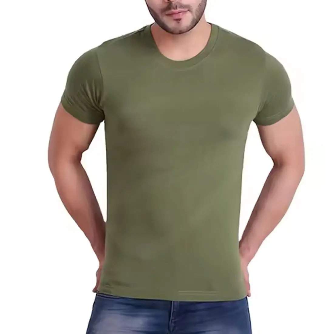 Productos más vendidos en Pakistán Camiseta caliente Diseño liso Hombres Nueva moda Streetwear con logotipo y tamaño de color personalizado