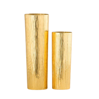 Haute qualité décor à la maison jardinière Pot en métal avec support intérieur Design moderne support or luxe décoration intérieure pour la maison