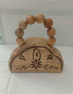 Bolso de Mano de Madera de Primera Calidad para Bodas, Hecho a Mano en India, con el Mejor Diseño Nuevo - Product Image 5
