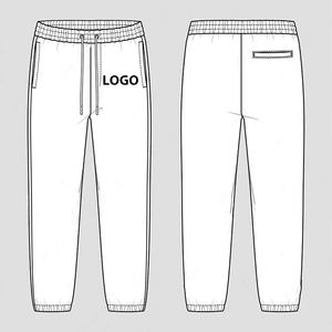 Nuevos pantalones de chándal en blanco, pantalones deportivos de pista, pantalones de entrenamiento con logotipo personalizado, pantalones ajustados de compresión para correr y trotar para hombres - Product Image 5
