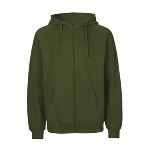 Sudadera con Capucha para Hombre, Cierre Completo, Corte Regular, Informal, de Algodón French Terry, con Bolsillo, Diseño con Capucha, para Otoño - Product Image 1