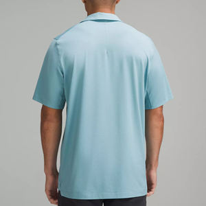 Diseño personalizado de los hombres para la camisa de manga corta de polo de alta calidad 100% algodón piqué transpirable estilo casual sólido-directo de Bangladesh - Product Image 2