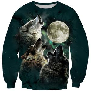 Vente en gros de pull chaud pour hommes sublimé de haute qualité pull gris pour hommes pull à col rond long - Product Image 2