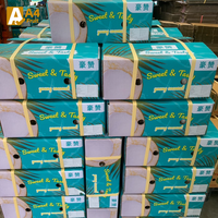 Eau de coco pure naturelle rafraîchissante Khey Taladthai, pulpe de fruits, noix de coco jeune entière, qualité A, provenant de Thaïlande, meilleur goût