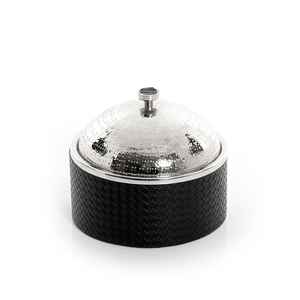 หม้อไฟโลหะคุณภาพพรีเมียมสีเงินเงา พร้อมดีไซน์สวยงามแบบกระจก เหมาะสำหรับงานเทศกาล งานแต่งงาน และงานปาร์ตี้ - Product Image 2