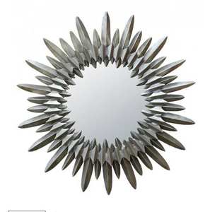 Miroir mural en métal de qualité supérieure plaqué or, variété exclusive, design artisanal, miroir mural décoratif très vendu pour la maison - Product Image 6