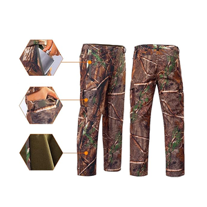 Pantalones tácticos para exteriores para hombres que cazan ropa de camuflaje con construcción robusta y comodidad - Product Image 5