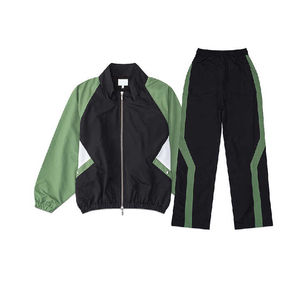 Conjunto de chándal de moda OEM ODM, traje cortavientos para mujer, ropa deportiva de diseño personalizado, ropa de calle de alta calidad de fábrica - Product Image 5