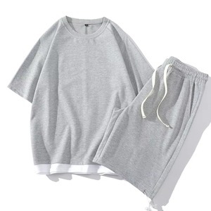 Mens Summer Shorts <b>Set</b> Two Piece Casual Sportswear - Product Image 1