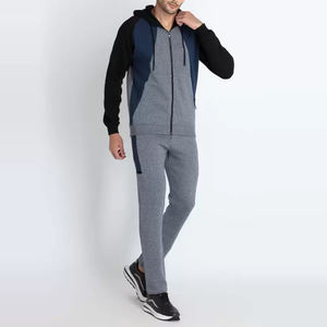 Best Selling Men's 100% Cotton Tracksuits Sets Hooded Printed Winter Tops and Bottoms - Product Image 3