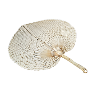 Proveedor de ventiladores de mano: ventilador de mano tejido de bambú, ventilador de verano de artesanía de Vietnam para Decoración - Product Image 1