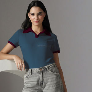 Fit2Fight New Breathable Women Formal <b>White</b> Blouses Striped Print Front Long Sleeve Office Lady <b>Polo</b> Shirts - Product Image 5